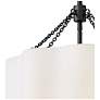 3_Hinkley Gwen 16" Wide Black Pendant Light with Linen Shade more views