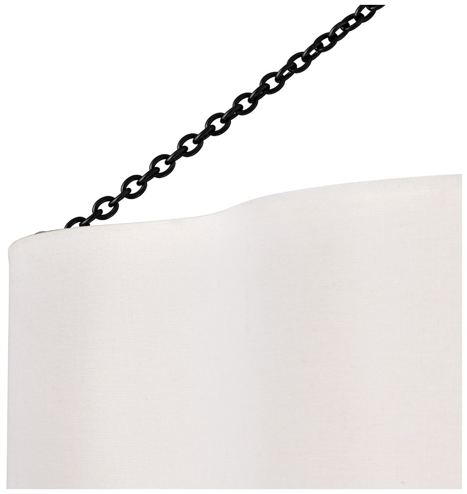 Image 3 Hinkley Gwen 32" Wide Black and Off-White Shade Chandelier more views