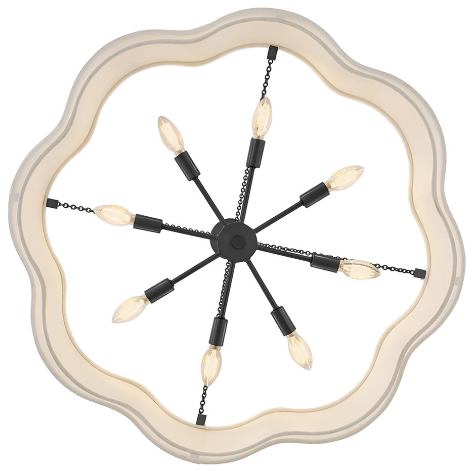 Image 6 Hinkley Gwen 32" Wide Black and Off-White Shade Chandelier more views