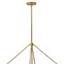 5_Hinkley Gwen 32" Wide Lacquered Brass 2-Tier Drum Chandelier more views