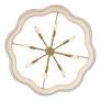 6_Hinkley Gwen 32" Wide Lacquered Brass 2-Tier Drum Chandelier more views