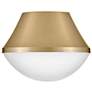 1_Hinkley Haddie 11" Wide Lacquered Brass Ceiling Light