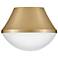 Hinkley Haddie 11" Wide Lacquered Brass Ceiling Light