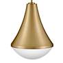 6_Hinkley Haddie 11" Wide Lacquered Brass Mini Pendant more views