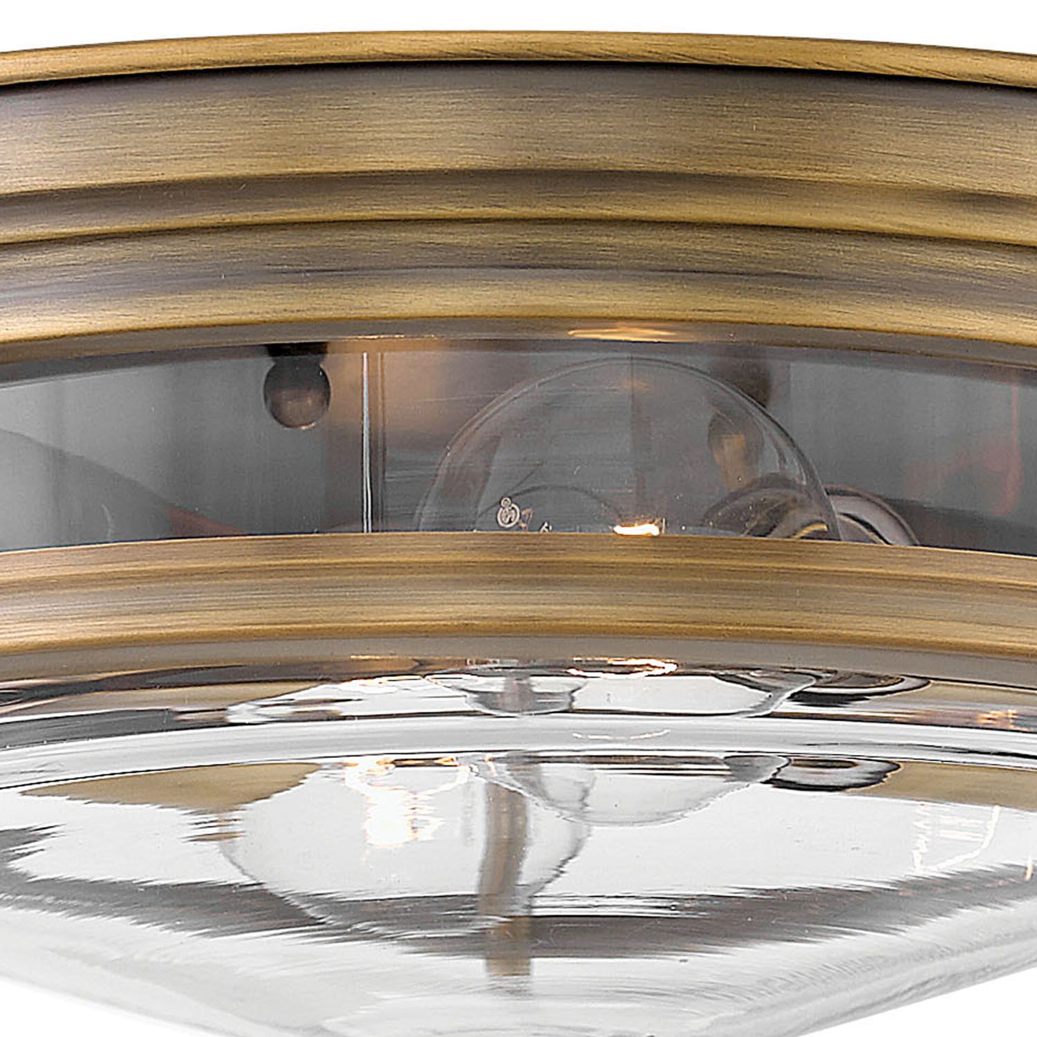 Image 4 Hinkley Hadley 12" Wide Brushed Bronze 2-Light Ceiling Light more views