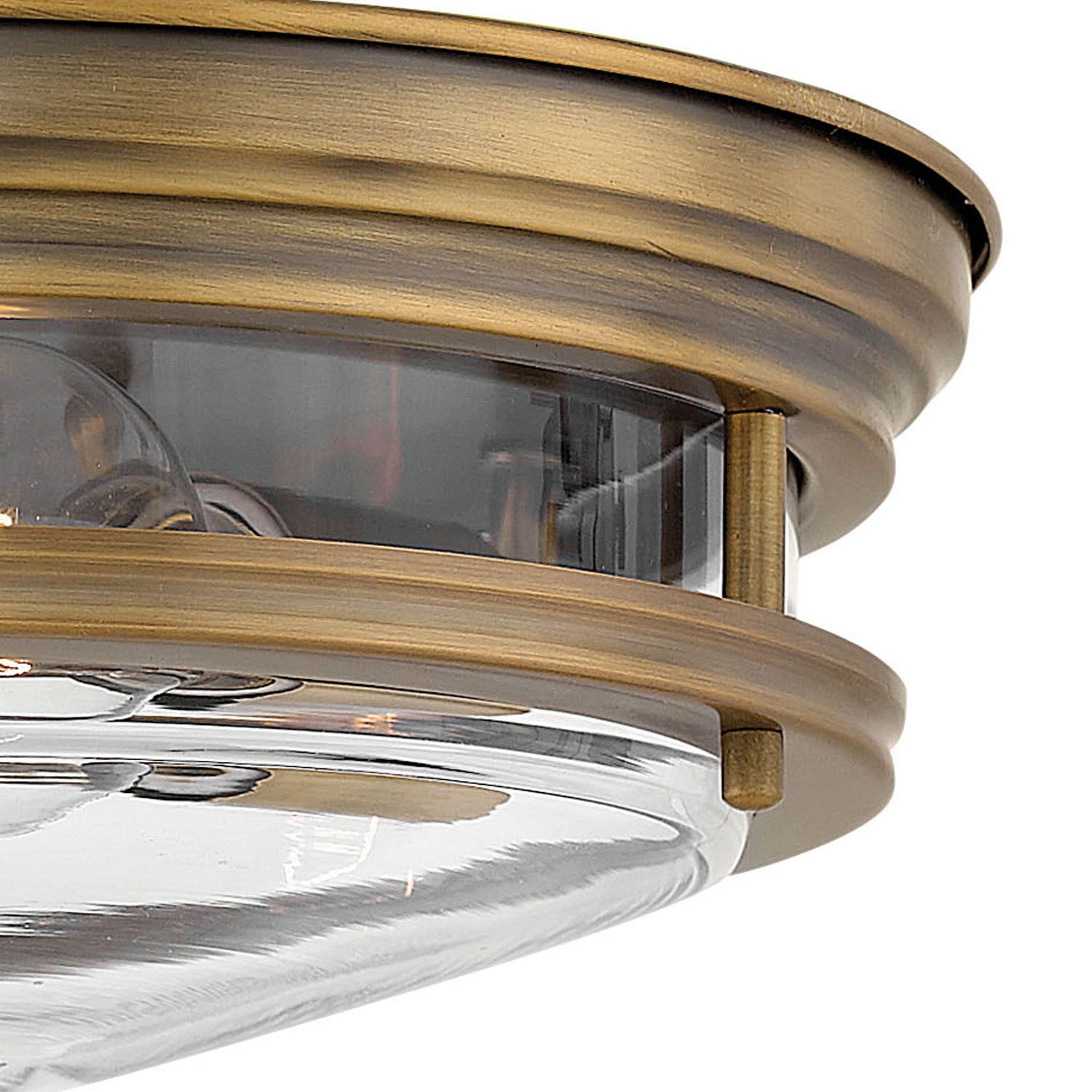 Image 5 Hinkley Hadley 12" Wide Brushed Bronze 2-Light Ceiling Light more views