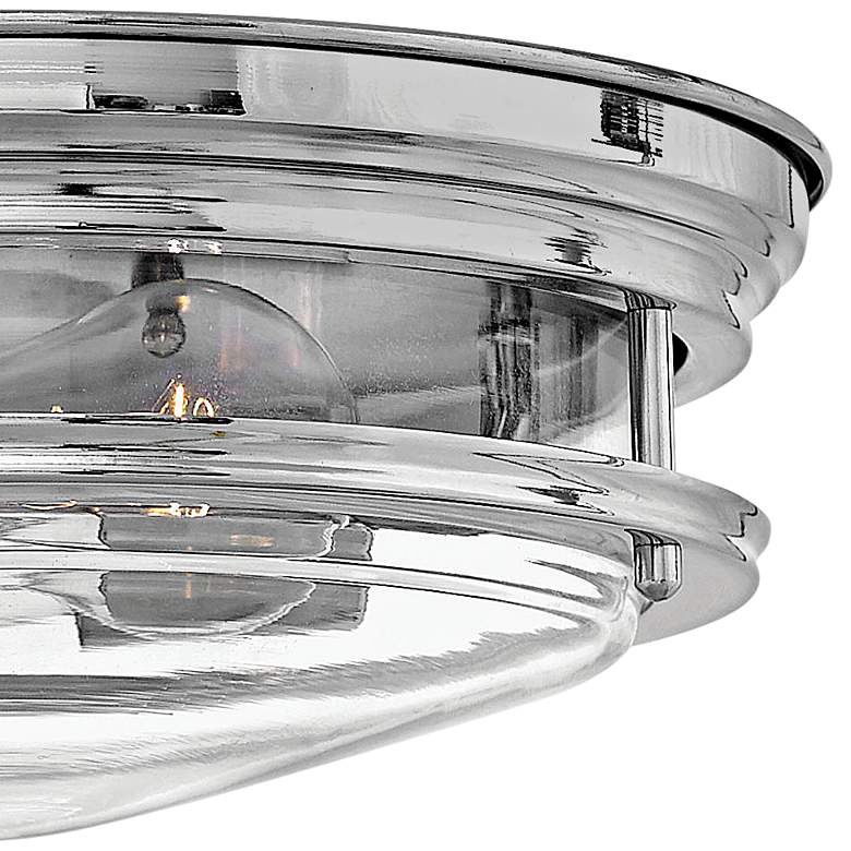 Image 3 Hinkley Hadley 12" Wide Modern Chrome 2-Light Ceiling Light more views