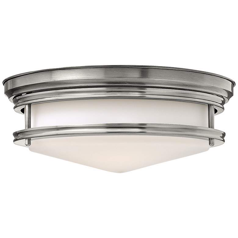 Image 2 Hinkley Hadley 14" Wide Antique Nickel Ceiling Light