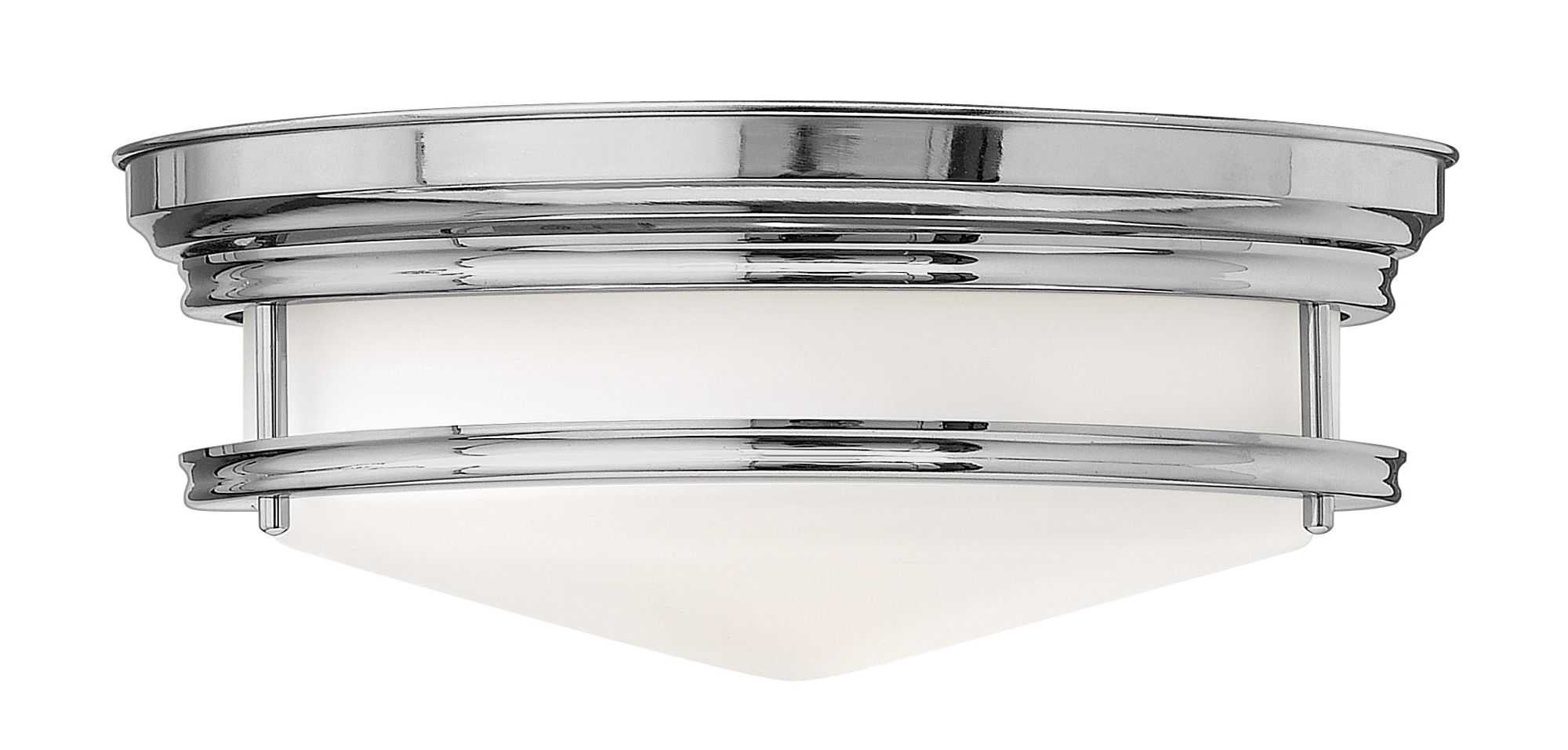 Thumbnail3 of Hinkley Hadley 14" Wide Chrome Ceiling Light more views