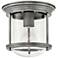 Hinkley Hadley 7 3/4" Wide Antique Nickel Ceiling Light