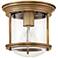 Hinkley Hadley 7 3/4" Wide Brushed Bronze Ceiling Light