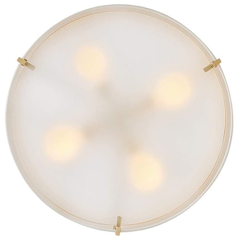 Image 6 Hinkley Halle 19 1/2"W Lacquered Brass Drum Ceiling Light more views