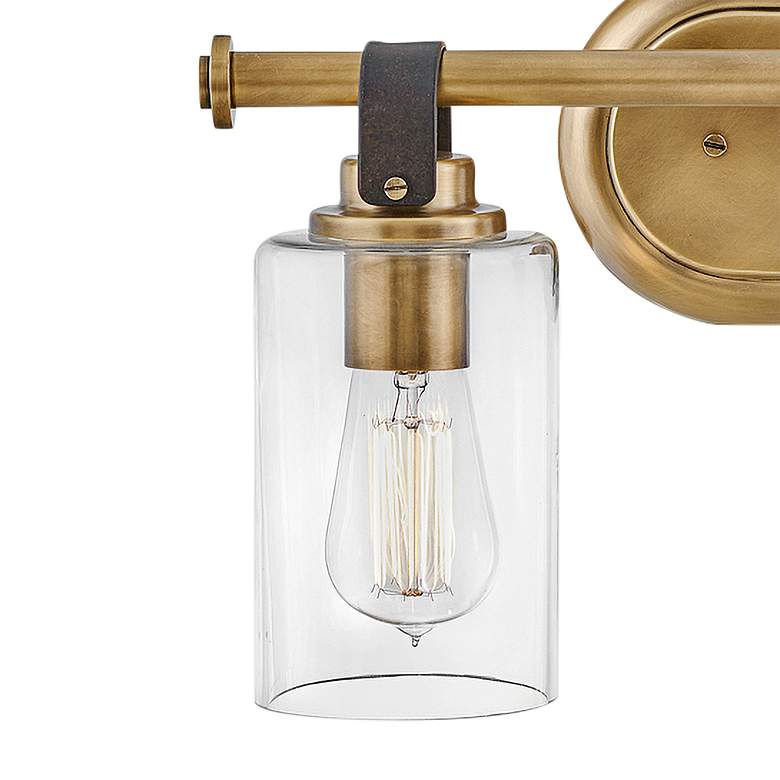 Image 2 Hinkley Halstead 16" Wide Heritage Brass 2-Light Bath Light more views
