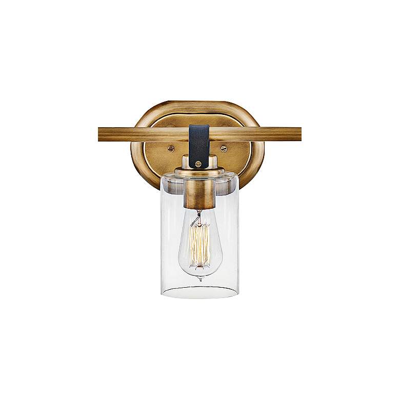 Image 2 Hinkley Halstead 24" Wide Heritage Brass 3-Light Bath Light more views