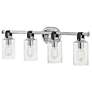3_Hinkley Halstead 32" Wide Chrome 4-Light Vanity Bath Light more views