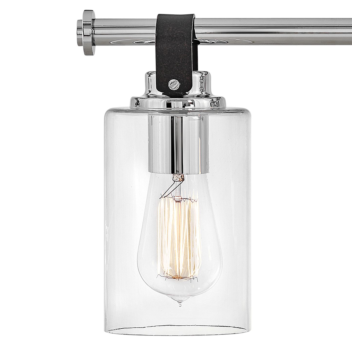 Hinkley Halstead 32" Wide Chrome 4-Light Vanity Bath Light