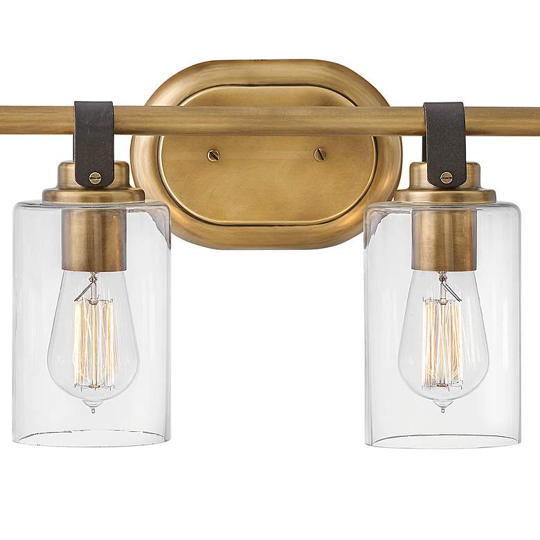 Image 7 Hinkley Halstead 32" Wide Heritage Brass 4-Light Bath Light more views