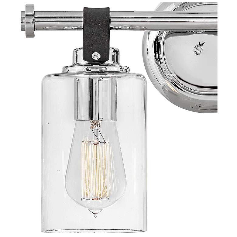 Image 7 Hinkley Halstead 9 1/2" High Chrome 2-Light Wall Sconce more views