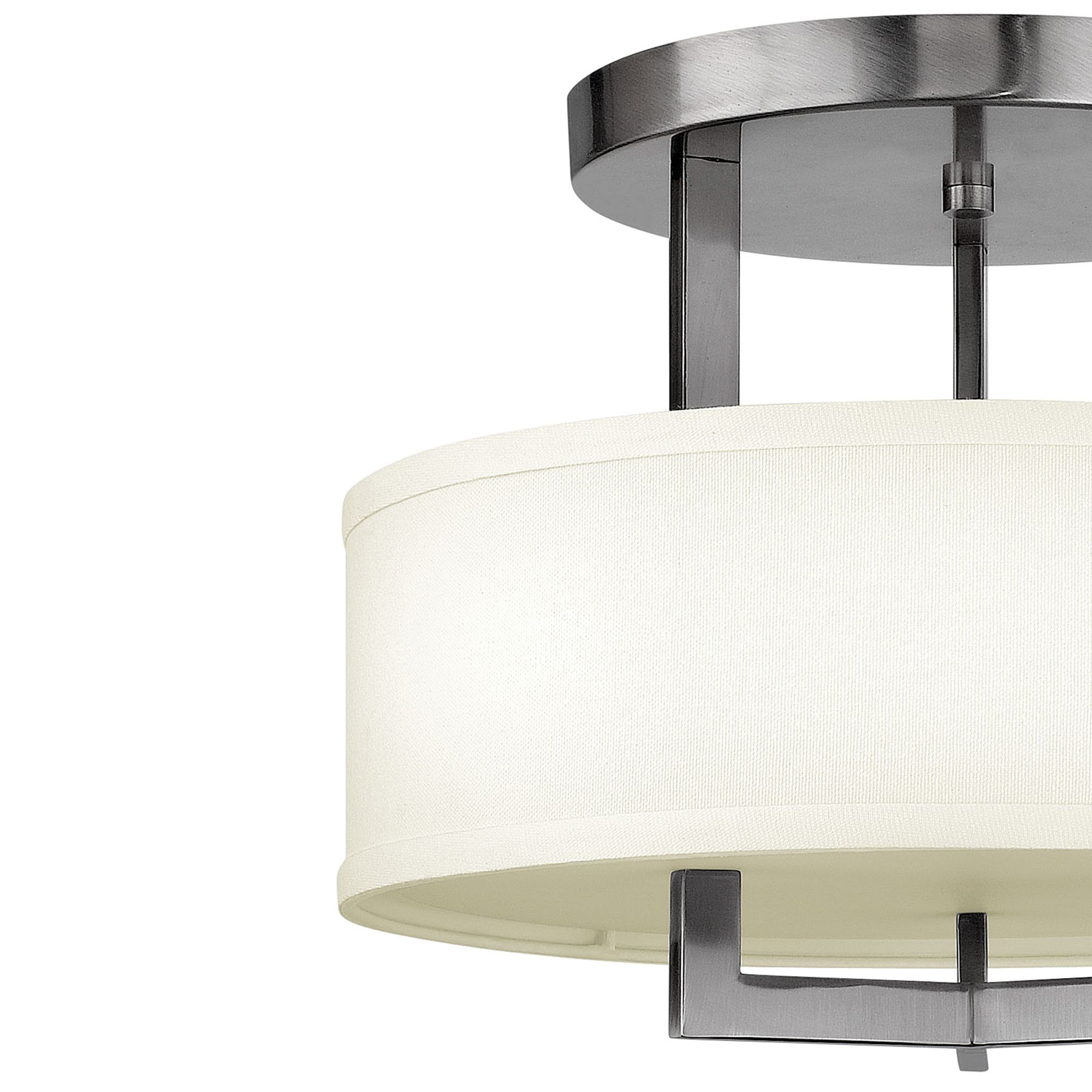 Image 5 Hinkley Hampton 15" Wide Antique Nickel Ceiling Light more views