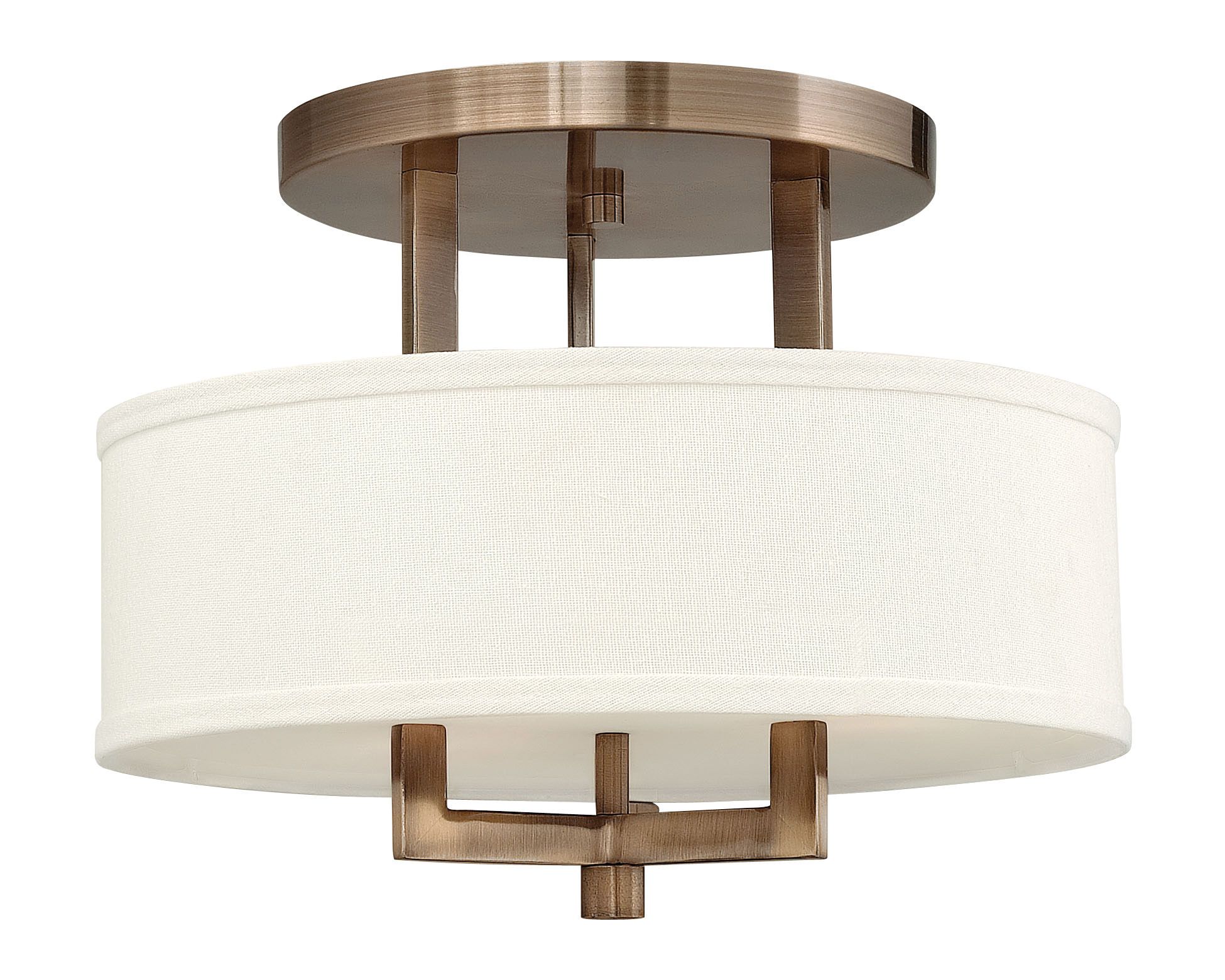 Image 3 Hinkley Hampton 15" Wide Brushed Bronze Ceiling Light more views