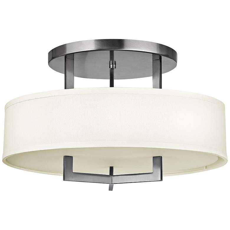 Image 2 Hinkley Hampton 20" Wide Antique Nickel Ceiling Light