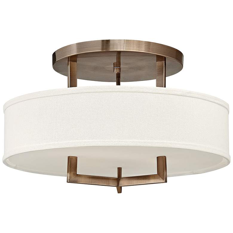 Image 2 Hinkley Hampton 20 inch Wide Brushed Bronze Ceiling Light