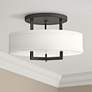 1_Hinkley Hampton 20" Wide Buckeye Bronze Drum Shade Ceiling Light