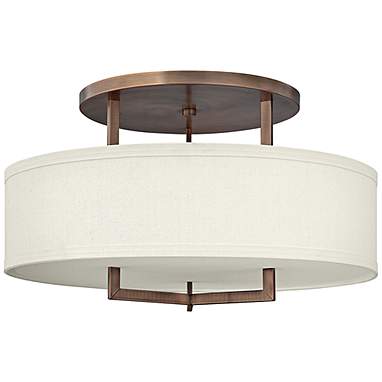Hinkley Hampton 26" Wide Brushed Bronze Ceiling Light