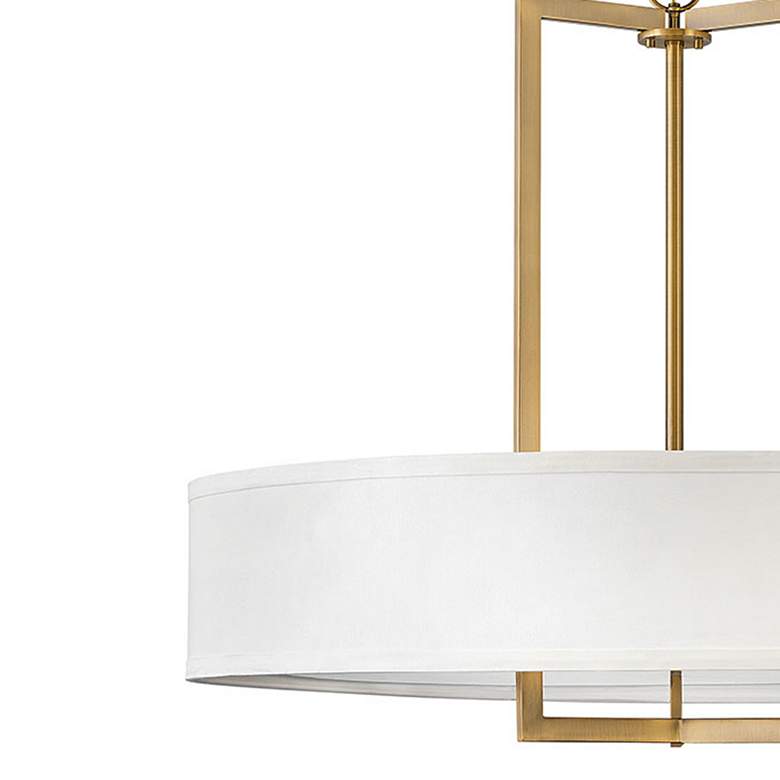 Image 2 Hinkley Hampton 40"W Brushed Bronze 9-Light Drum Chandelier more views