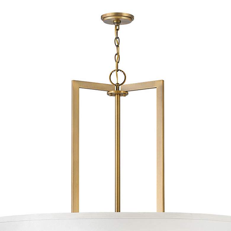 Image 3 Hinkley Hampton 40"W Brushed Bronze 9-Light Drum Chandelier more views