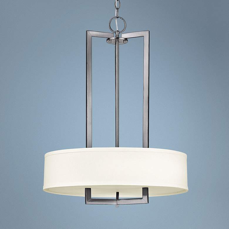 Image 1 Hinkley Hampton Collection 20" Wide Nickel Pendant Light