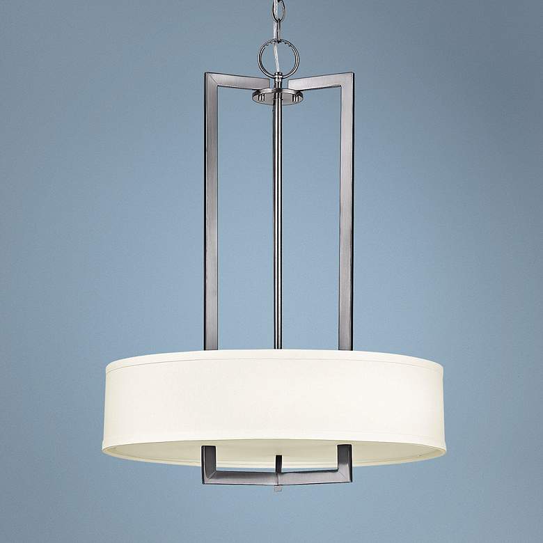 Image 1 Hinkley Hampton Collection 20 inch Wide Nickel Pendant Light