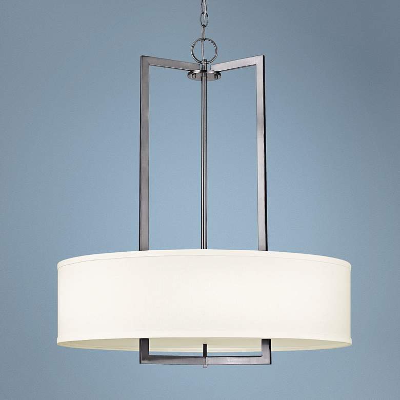 Image 1 Hinkley Hampton Collection 26 inch Wide Nickel Pendant Light