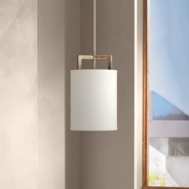 Image 1 Hinkley Hampton Collection 7" Wide Bronze Mini Pendant Light