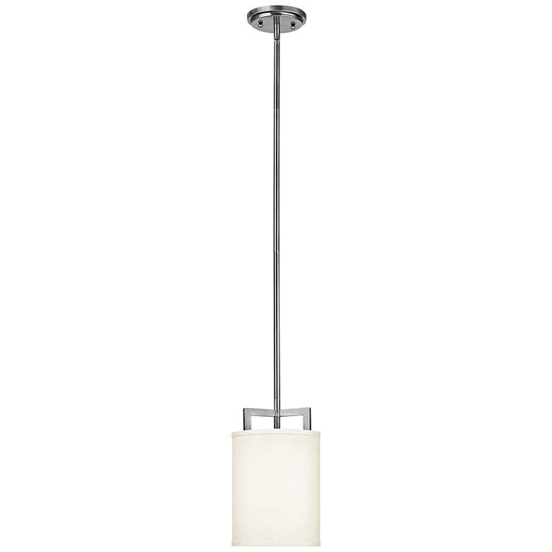 Image 2 Hinkley Hampton Collection 7 inch Wide Nickel Mini Pendant Light