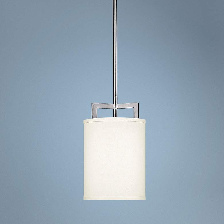 Image 1 Hinkley Hampton Collection 7 inch Wide Nickel Mini Pendant Light