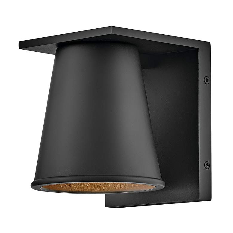 Image 2 Hinkley Hans 6 1/4" High Black LED Outdoor Wall Light more views