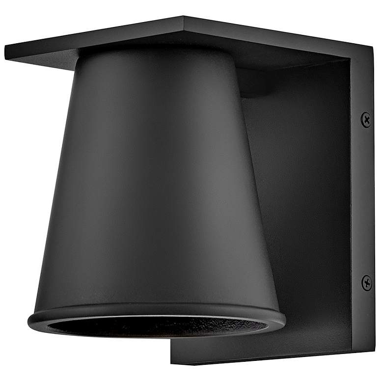 Image 4 Hinkley Hans 6 1/4" High Black LED Outdoor Wall Light more views