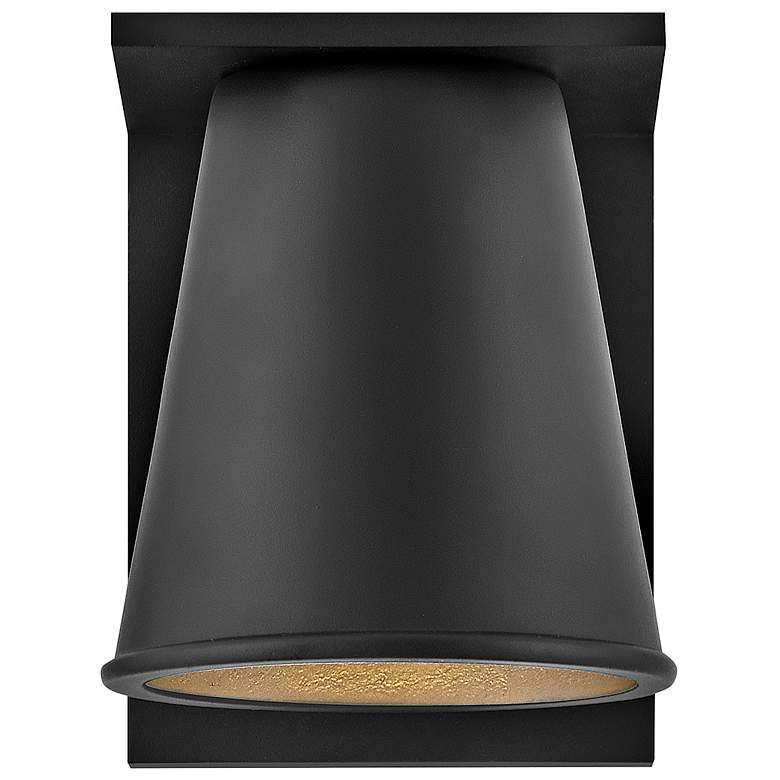 Image 6 Hinkley Hans 6 1/4" High Black LED Outdoor Wall Light more views