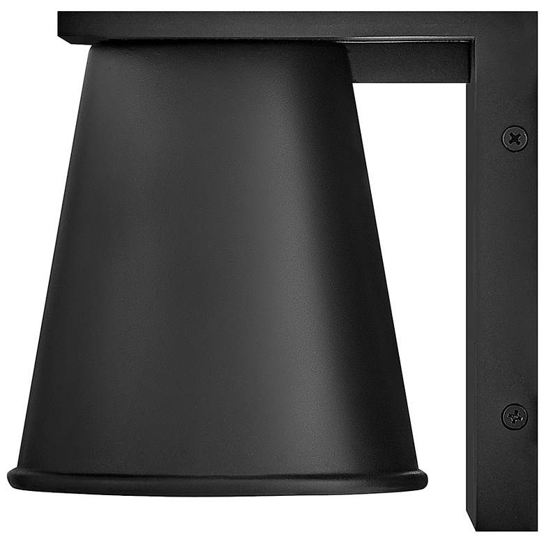 Image 7 Hinkley Hans 6 1/4" High Black LED Outdoor Wall Light more views