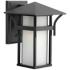 Hinkley Harbor 10 1/2" High Satin Black Outdoor Wall Light
