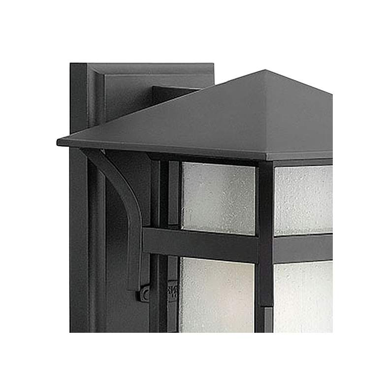 Image 2 Hinkley Harbor 10 1/2" High Satin Black Outdoor Wall Light more views