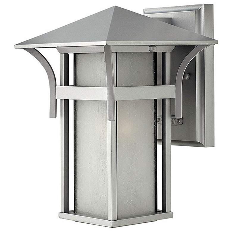 Image 2 Hinkley Harbor 10 1/2" High Titanium Silver Finish Outdoor Wall Light