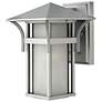 2_Hinkley Harbor 10 1/2" High Titanium Silver Finish Outdoor Wall Light