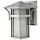 Hinkley Harbor 10 1/2" High Titanium Silver Finish Outdoor Wall Light