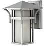 3_Hinkley Harbor 10 1/2" High Titanium Silver Finish Outdoor Wall Light more views