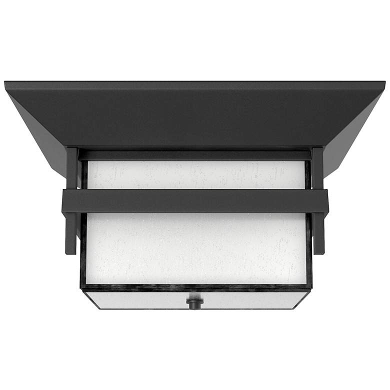 Image 5 Hinkley Harbor 12 1/4"W Satin Black Outdoor Ceiling Light more views
