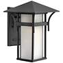 1_Hinkley Harbor 13 1/2" High Satin Black Outdoor Wall Light