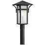 1_Hinkley Harbor 19 1/2" Mission Satin Black Outdoor Post Mount Light