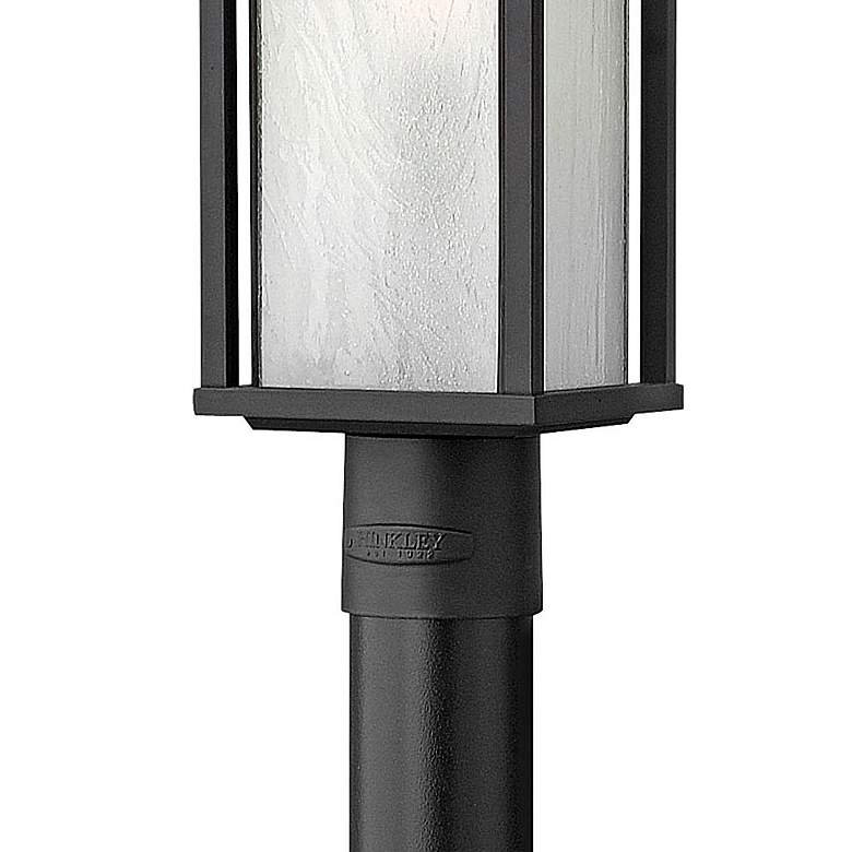 Image 3 Hinkley Harbor 19 1/2" Mission Satin Black Outdoor Post Mount Light more views